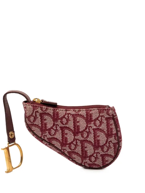 Christian Dior Pre-Owned 2002 Diorissimo Trotter Saddle coin pouch Red T8R9MGWK353T3DCK