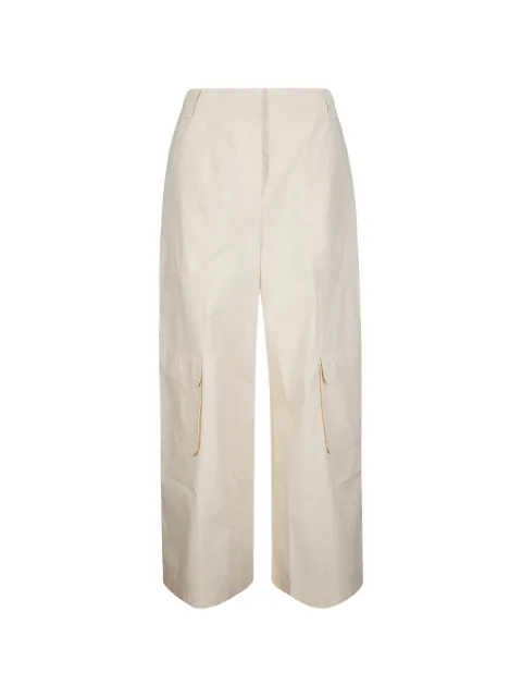 Maison Kitsuné Parachute wide-leg cargo pants Neutrals QW01112WW9106