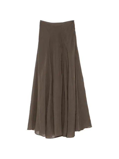 RUOHAN Hier pleated skirt Brown RH092SS26