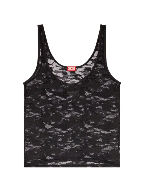 Diesel lace Oval D top Black A239810DRAK