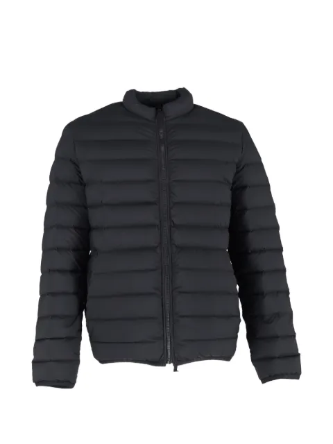 Givenchy Pre-Owned logo-print puffer jacket Black RFCPUGBCL720134M