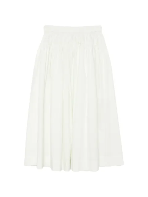 Toogood Dancer gathered skirt Green THEDANCERSKIRT