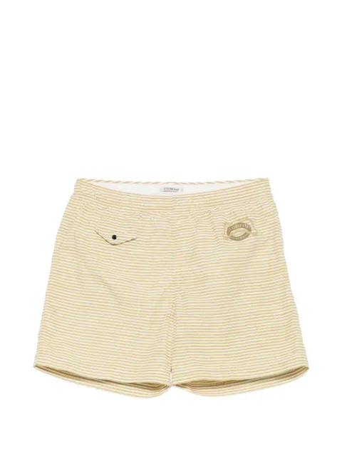 C.P. Company Flatt Nylon printed swim shorts Neutrals 20CMBW289A110690P246