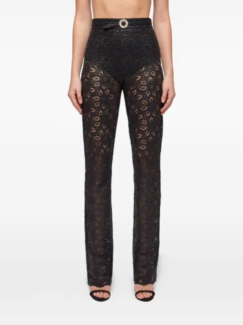 Catalina Carolyn lace trousers Black PANTCAROLYNNR