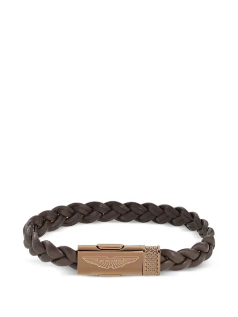 Aston Martin Watches braided leather bracelet Brown MJITS6BM448