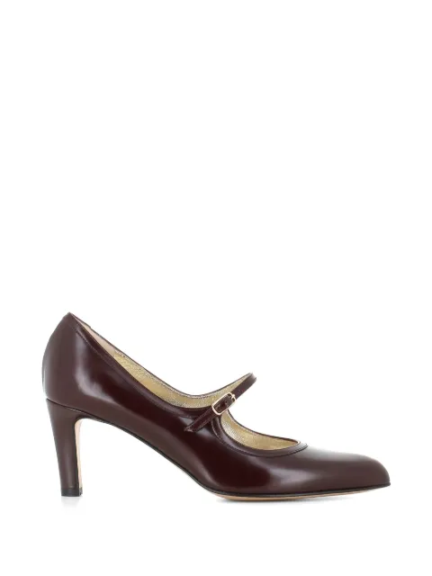 Antonio Barbato Maestri Veneziani 70mm leather heeled pumps Brown 048876070