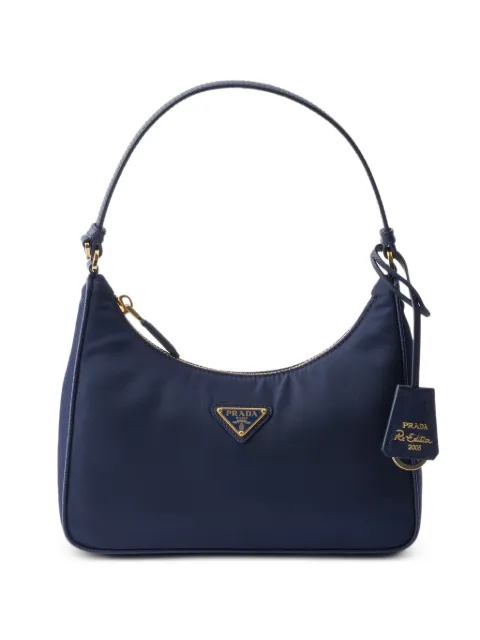 Prada Re-Edition 2005 Re-Nylon and Saffiano mini bag Blue 1N204XR064