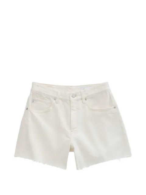 AGL Halle raw-edge shorts White NWD1F78VN