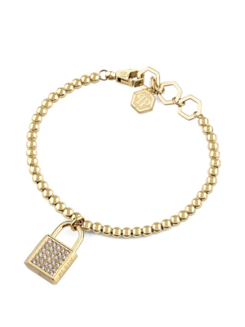 Philipp Plein Valentine padlock-charm bracelet Gold PJHGA18BU