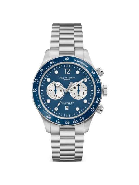 rag & bone Reid Chronograph 42mm watch Blue RBG250040G4