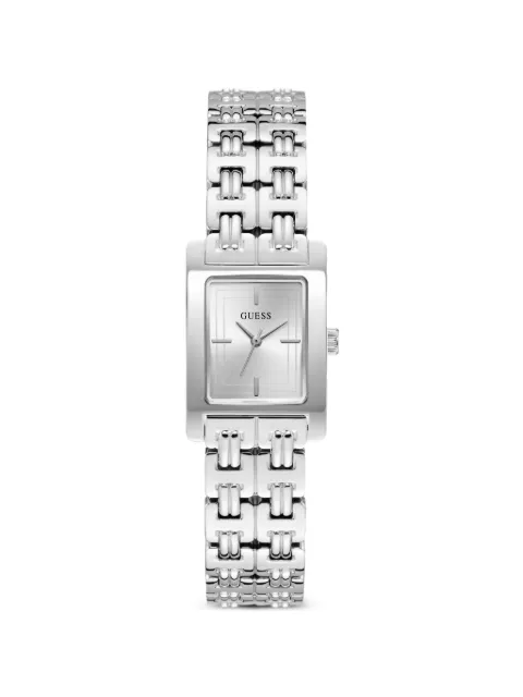 GUESS USA Cove rectangular-face 23mm watch Silver GW1026L1