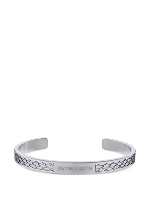 Aston Martin Watches engraved bangle Silver MJIGS6BM048