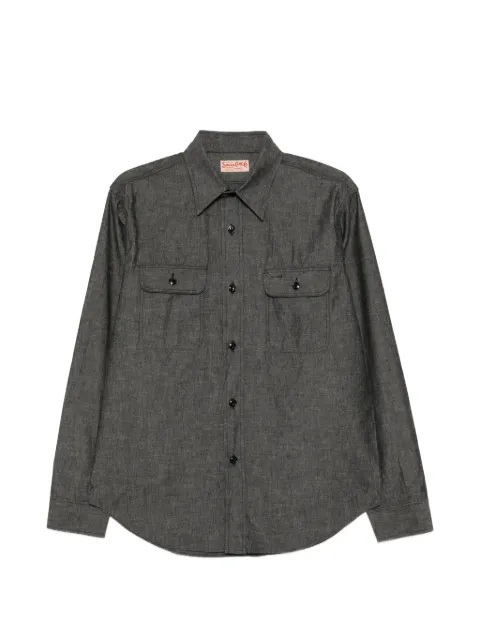Sugar Cane Jeans denim shirt Grey SC29159411A