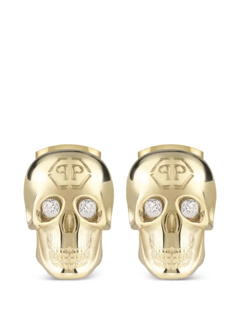 Philipp Plein 3D skull earrings Gold PJ3AA03EU