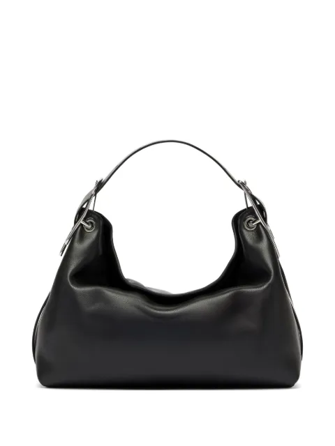 Diesel D-Line buckle-detail shoulder bag Black X10729P9074