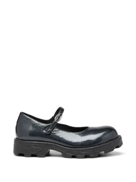 Diesel D-Hammer patent leather ballet flats Black Y03930P7765