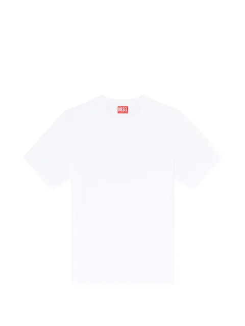 Diesel cotton-interlock T-shirt with logo embroidery White A240720CJCU