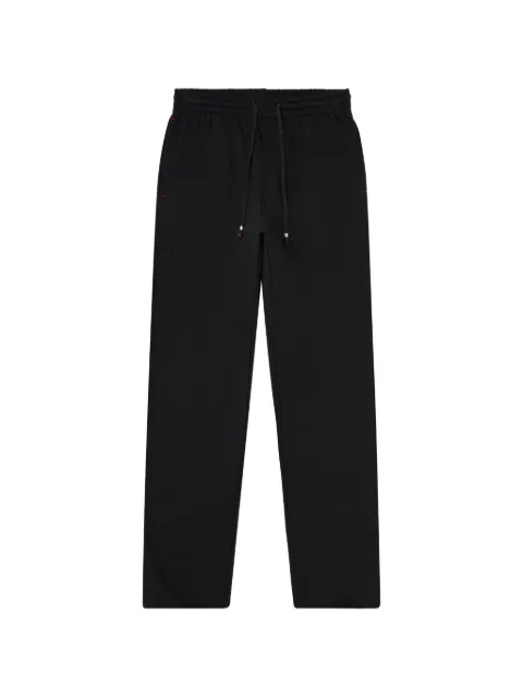 Diesel Peached drawstring cotton track pants Black A227970SIBH