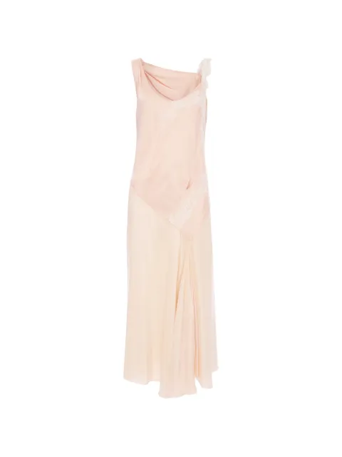 Victoria Beckham lace-trim midi dress Pink 1226WDR007331A