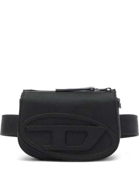 Diesel 1DR belt bag in nylon with Oval D Black X10732P8426