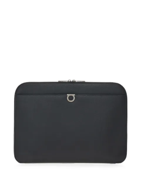 Ferragamo Gancini document holder Black 795617