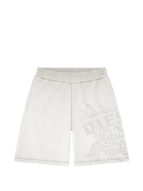 Diesel dévoré-print track shorts Grey A226560IKBV