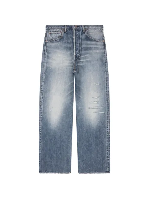 visvim Social Sculpture 01 distressed jeans Blue 126105005007BLU