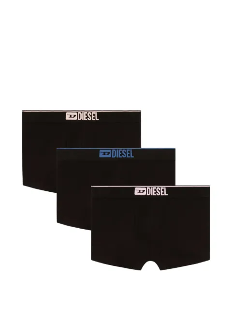 Diesel three-pack of plain boxer briefs Black 00ST3V0GDAC