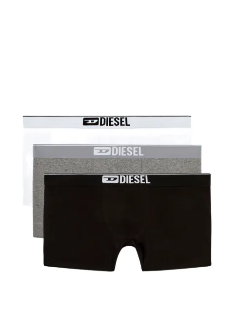 Diesel three-pack stretch cotton boxer briefs White A177870GDAC