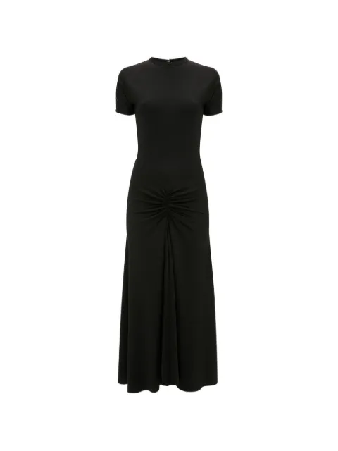 Victoria Beckham Blaire gathered midi dress Black 1226WDR006571B