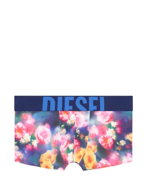 Diesel floral-print boxer Blue A179010TJBX