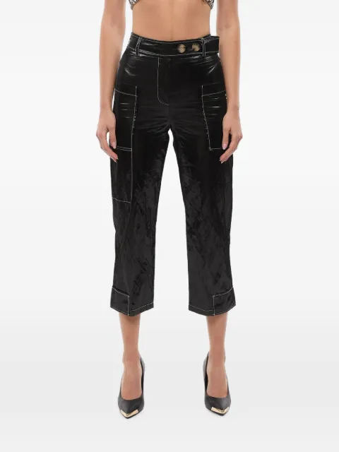 Rejina Pyo contrast-stitch trousers Black E132BLACK
