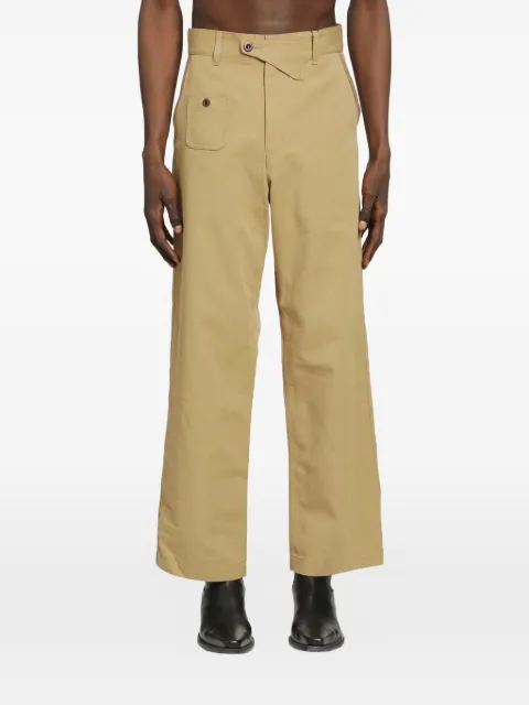 Junya Watanabe MAN flared trousers Neutrals WQP032