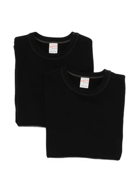 Whitesville cotton T-shirt (set of two) Black WV73544119