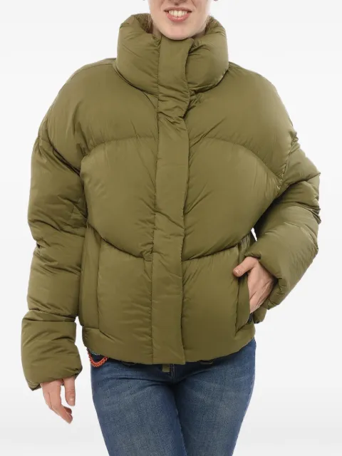 Bacon New Order quilted high-neck jacket Green BACPIGIA434CARGO