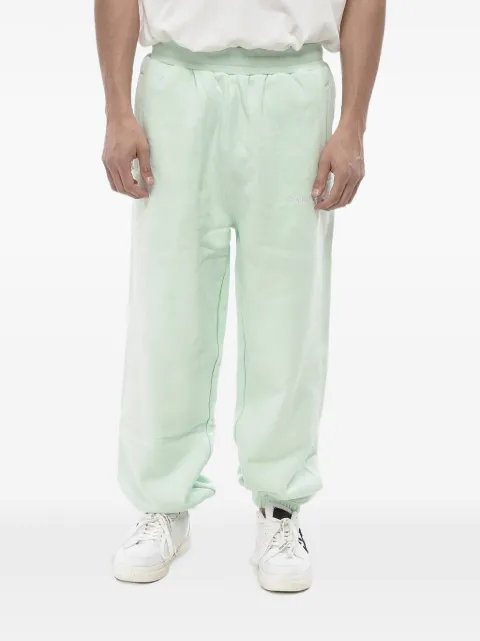Awake NY logo-embroidered track pants Green AWKSP24PA008