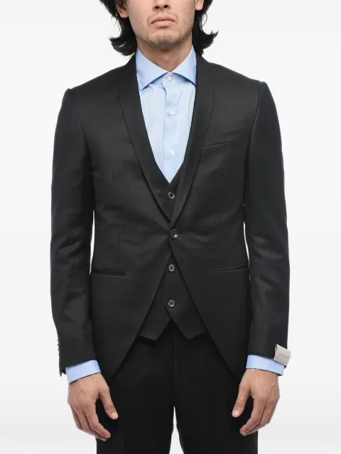 Corneliani single-breasted suit Black 8580940287122015