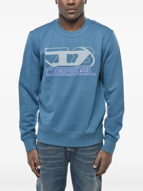 Diesel logo-print sweatshirt Blue A125080HAYT8NT