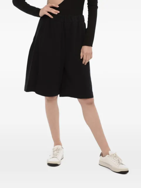 Woolrich logo-patch elasticated shorts Black COWRSHO0010UT1783100