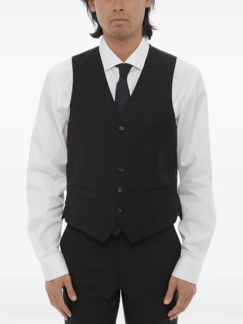 Corneliani single-breasted waistcoat Blue 77CZ706138233001