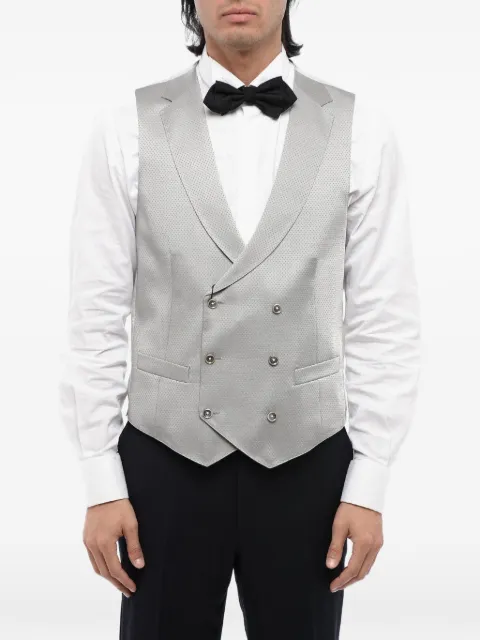 Corneliani double-breasted waistcoat Grey 85CZ290167100026