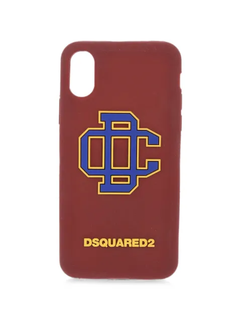 DSQUARED2 raised monogram iPhone X cover Red ITM008533700001