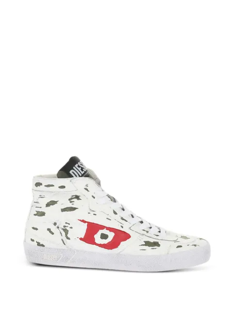 Diesel S-LEROJI MID logo-patch trainers White Y03261PS695