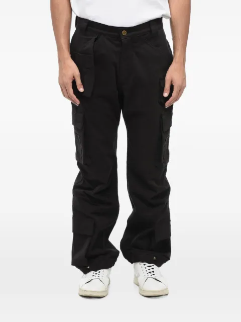 CULTURA multi-pocket cargo pants Black A016NERO
