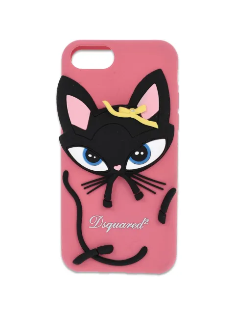 DSQUARED2 Black Cat iPhone cover Pink ITM001355000001