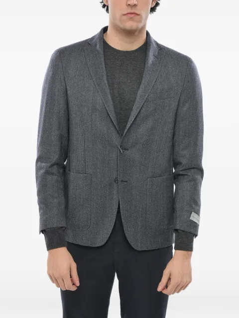 Corneliani single-breasted blazer Grey 946R479436516007