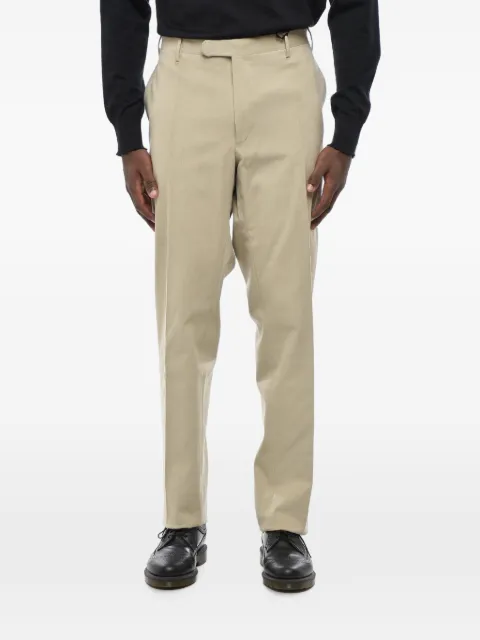Corneliani pressed-creases tailored trousers Neutrals 845R059988503036