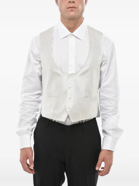 Corneliani embroidered waistcoat Grey 77C0966117194016