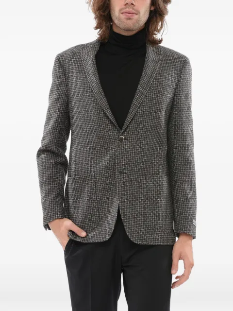 Corneliani checked blazer Grey 82XR478836304031