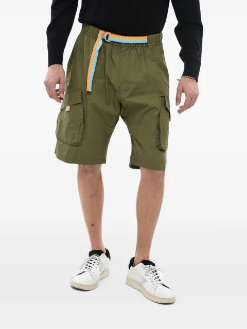 COUNTY OF MILAN belted cargo shorts Green CMCS001S23FAB0015610